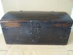 18e eeuw of 19e eeuw antieke kist antieke grote houten kist, Antiek en Kunst, Ophalen of Verzenden