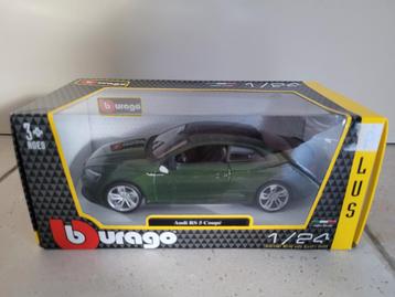 Audi RS5: Burago 1:24 groen  beschikbaar voor biedingen
