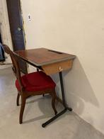 Vintage bureautje voor 1 persoon, Ophalen, Gebruikt, Bureau