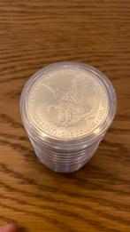 American Silver Eagle 2024 .999 zilveren munt, Postzegels en Munten, Edelmetalen en Baren, Zilver