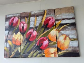 Zeer mooie drie delig canvas in perfecte staat beschikbaar voor biedingen