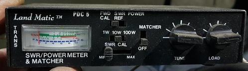 Land matic PDC5 SWR Meter & Power Matcher, Telecommunicatie, Zenders en Ontvangers, Zo goed als nieuw, Zender en Ontvanger, Ophalen of Verzenden