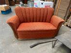 Mooie kleine art deco tweezit zetel. Antiek, Huis en Inrichting, Fauteuils, Ophalen, Zo goed als nieuw, Stof
