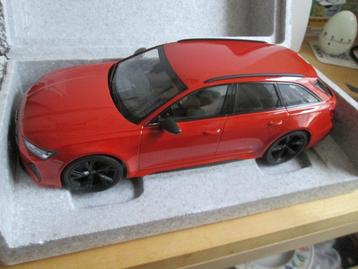 Minichamps Audi RS Avant 2019 orange metallic 1:18 beschikbaar voor biedingen