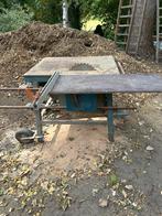 Circelzaag met rollende tafel, Ophalen