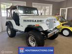 Jeep CJ5 Renegade 4x4 - 1974 | Route 66 Auctions, Auto's, Overige merken, Monovolume, Wit, Bedrijf