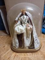 heiligenbeeld maria onder stolp, Antiek en Kunst, Antiek | Religieuze voorwerpen, Ophalen of Verzenden