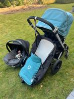 Bugaboo set, Kinderen en Baby's, Kinderwagens en Combinaties, Gebruikt, Bugaboo, Verstelbare duwstang, Ophalen