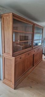 Teak buffetkast, Huis en Inrichting, Ophalen, Gebruikt, Met deur(en), 200 cm of meer