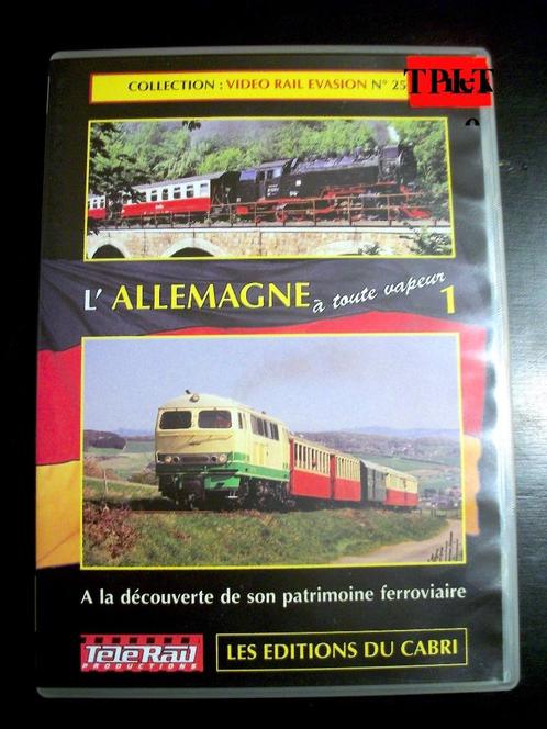 Train, Loco, Chemins de Fer:  L' Allemagne à toute Vapeur 1, Collections, Trains & Trams, Neuf, Train, Enlèvement ou Envoi