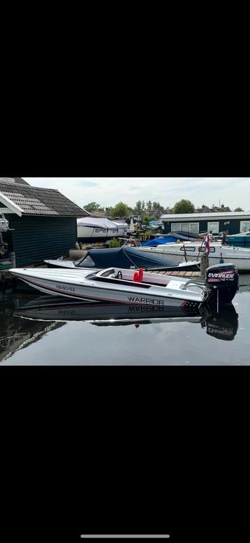 Warrior met Evinrude Etec 250 G1 ( Phantom, piranha,Bernico), Enlèvement, Comme neuf