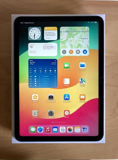 Apple iPad 10 Wi-Fi 64GB Silver + Verre Trempé Posé, Informatique & Logiciels, Apple iPad Tablettes, Comme neuf, Apple iPad, Wi-Fi