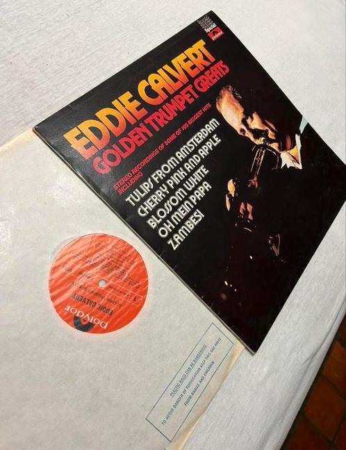 Eddie Calvert - Golden Trumpet Greats LP Vinyl 1977 + hoes, Cd's en Dvd's, Vinyl | Jazz en Blues, Zo goed als nieuw, 1960 tot 1980