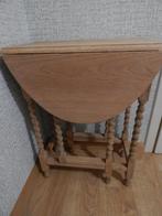 klaptafeltje, Huis en Inrichting, Tafels | Bijzettafels, 55 tot 75 cm, Zo goed als nieuw, Hout, Antiek