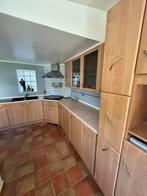 Keuken in L vorm, Huis en Inrichting, Keuken | Complete keukens, Ophalen, Zo goed als nieuw, Hout