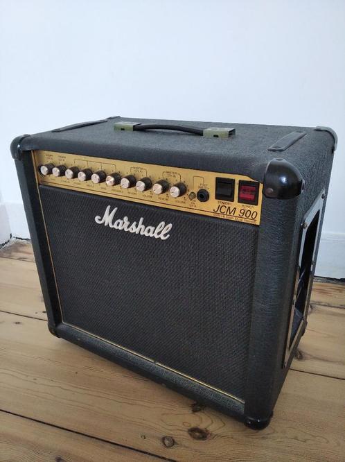 Marshall JCM900 Hi-Gain Dual Reverb 4501 comboversterker, Muziek en Instrumenten, Versterkers | Bas en Gitaar, Gebruikt, Gitaar