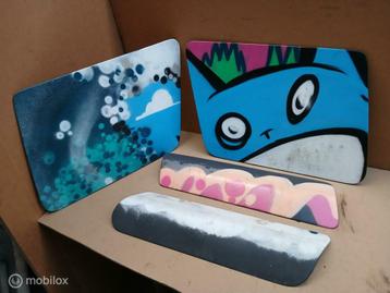 Grijs kenteken zijruit panelen Discovery II 2 raam afdekking beschikbaar voor biedingen