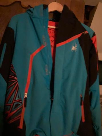 Jas kids ski maat 14 - Spyder, Ophalen of Verzenden, Zo goed als nieuw, Ski