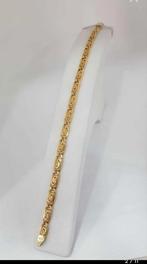 18k armband 21cm, Handtassen en Accessoires, Armbanden, Ophalen, Zo goed als nieuw, Geel, Goud