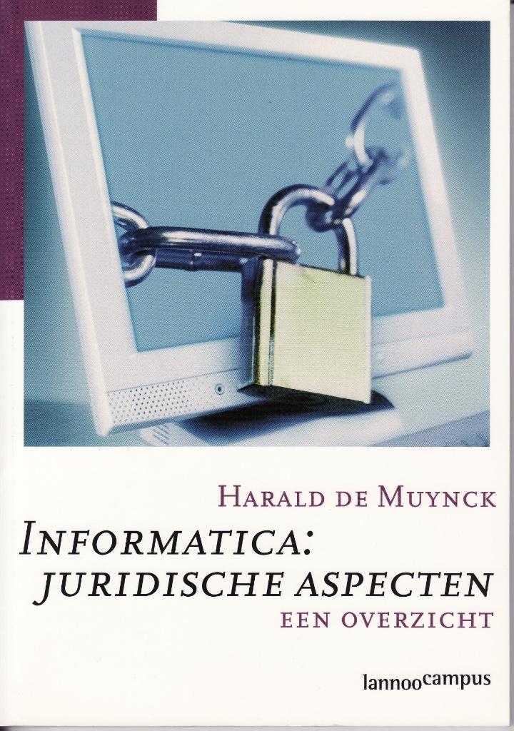 NIEUW  H. De Muynck “Informatica: juridische aspecten”, Boeken, Studieboeken en Cursussen, Nieuw, Ophalen of Verzenden