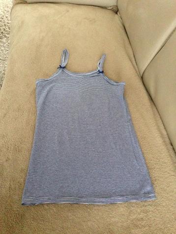 Blauw/grijs gestreept onderhemdje, Good Day, 158-164 beschikbaar voor biedingen