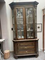 Houten vitrinekast, Huis en Inrichting, Ophalen, Zo goed als nieuw