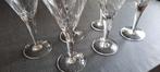 6 grands verres eau/vin cristal taillé .Cristal de Boussu., Enlèvement ou Envoi