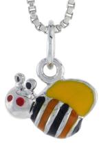 Hommel / bij 925 Sterling zilveren kinderhanger, Ophalen of Verzenden, Nieuw, Zilver, Zilver