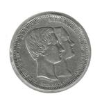 Belgique (medaille), 5 Francs 1853 (Huwelijk)., Postzegels en Munten, Munten | België, Zilver, Ophalen of Verzenden, Losse munt