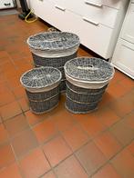 Rieten linnenmand, Huis en Inrichting, Mand, Ophalen of Verzenden, Zo goed als nieuw, Riet