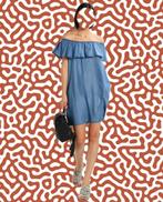 Light summer dress with beautiful neckline (size S/M) NEW, Kleding | Dames, Jurken, Maat 38/40 (M), Only, Blauw, Nieuw