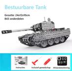 Metalen 3D Bouwpakket - Bestuurbare Tank (RC Model) | Met Af, Hobby en Vrije tijd, Overige merken, Tank, Verzenden, Groter dan 1:32