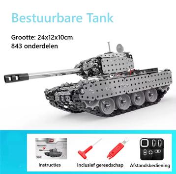 Metalen 3D Bouwpakket - Bestuurbare Tank (RC Model) | Met Af beschikbaar voor biedingen