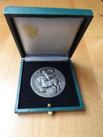 zilveren 1-zijdige penning van Pujol Barcelona, Verzenden, Overige materialen