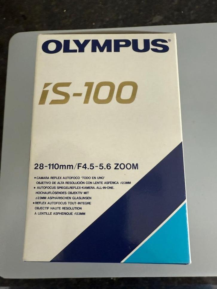 Ongebruikte camera Olympus IS-100 + lederen tas + doos, Audio, Tv en Foto, Fotocamera's Analoog, Nieuw, Olympus, Ophalen of Verzenden