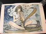 Gesigneerde poster Milo Manara, Antiek en Kunst, Ophalen of Verzenden