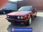 BMW 520i | 1991 | Route 66 Auctions, Auto's, Zwart, Bedrijf, Handgeschakeld, Overige carrosserie