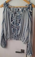 Prachtig blousje met open schouders large., Vêtements | Femmes, Blouses & Tuniques, Comme neuf, Bleu, H&M, Taille 42/44 (L)