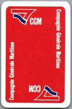 speelkaart - LK9021 - CGM, compagnie générale maritime, Zo goed als nieuw, Verzenden, Speelkaart(en)