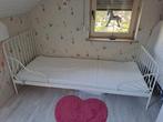 Meegroeibed Minnen, Huis en Inrichting, Slaapkamer | Bedden, 80 cm, Eenpersoons, Metaal, Wit