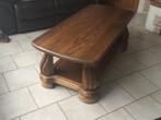 Table salon chêne massif, Maison & Meubles, Tables | Tables de salon, Enlèvement, Utilisé, 50 à 100 cm, Chêne