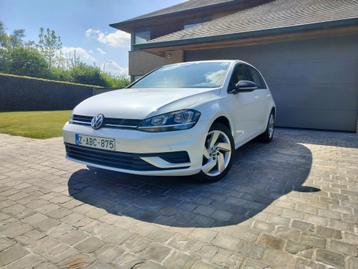 VW Golf 7.5 van 2019 met 64500 km - 2JAAR garantie - benzine, Autos, Achat, Euro 6, Boîte manuelle, Noir