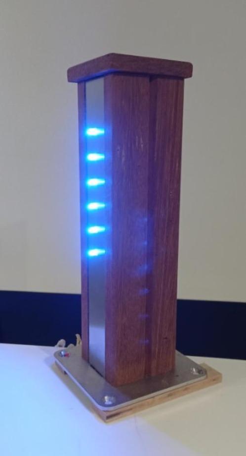 LED tuinverlichting (Blauw & wit), Tuin en Terras, Buitenverlichting, Nieuw, Hout, Waterbestendig, Led, Ophalen of Verzenden
