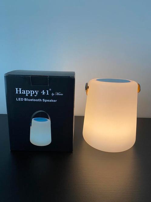 NIEUWE LED Bluetooth speaker & lamp - Happy 41 by Marie, Audio, Tv en Foto, Luidsprekerboxen, Ophalen
