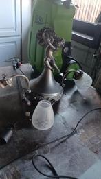 Geel koperen antieken luster, Antiek en Kunst, Antiek | Verlichting, Ophalen