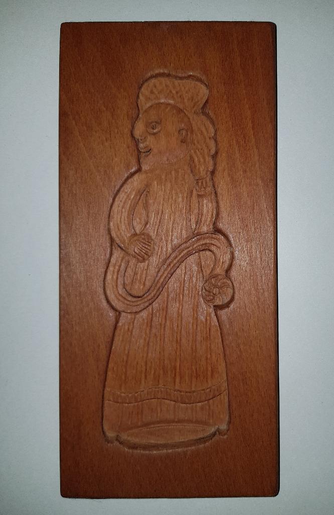 Oude houten speculoosvorm, Antiek en Kunst, Antiek | Keukengerei, Ophalen of Verzenden