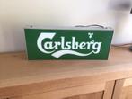 Oude lichtreclame Carlsberg, Verzamelen, Merken en Reclamevoorwerpen, Ophalen, Gebruikt, Lichtbak of (neon) lamp
