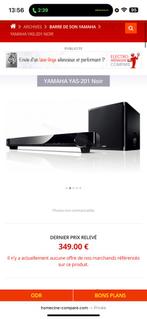 Barre son Yamaha YAS 201 + baffle, Enlèvement, Comme neuf