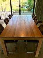 mooie en oerdegelijke eettafel -Ethnicraft-, Huis en Inrichting, Tafels | Eettafels, Ophalen, 100 tot 150 cm, Eikenhout, Zo goed als nieuw
