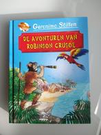 Geronimo Stilton - De avonturen van Robinson Crusoe, Boeken, Avontuur en Actie, Ophalen of Verzenden, Zo goed als nieuw, Daniel Defoe
